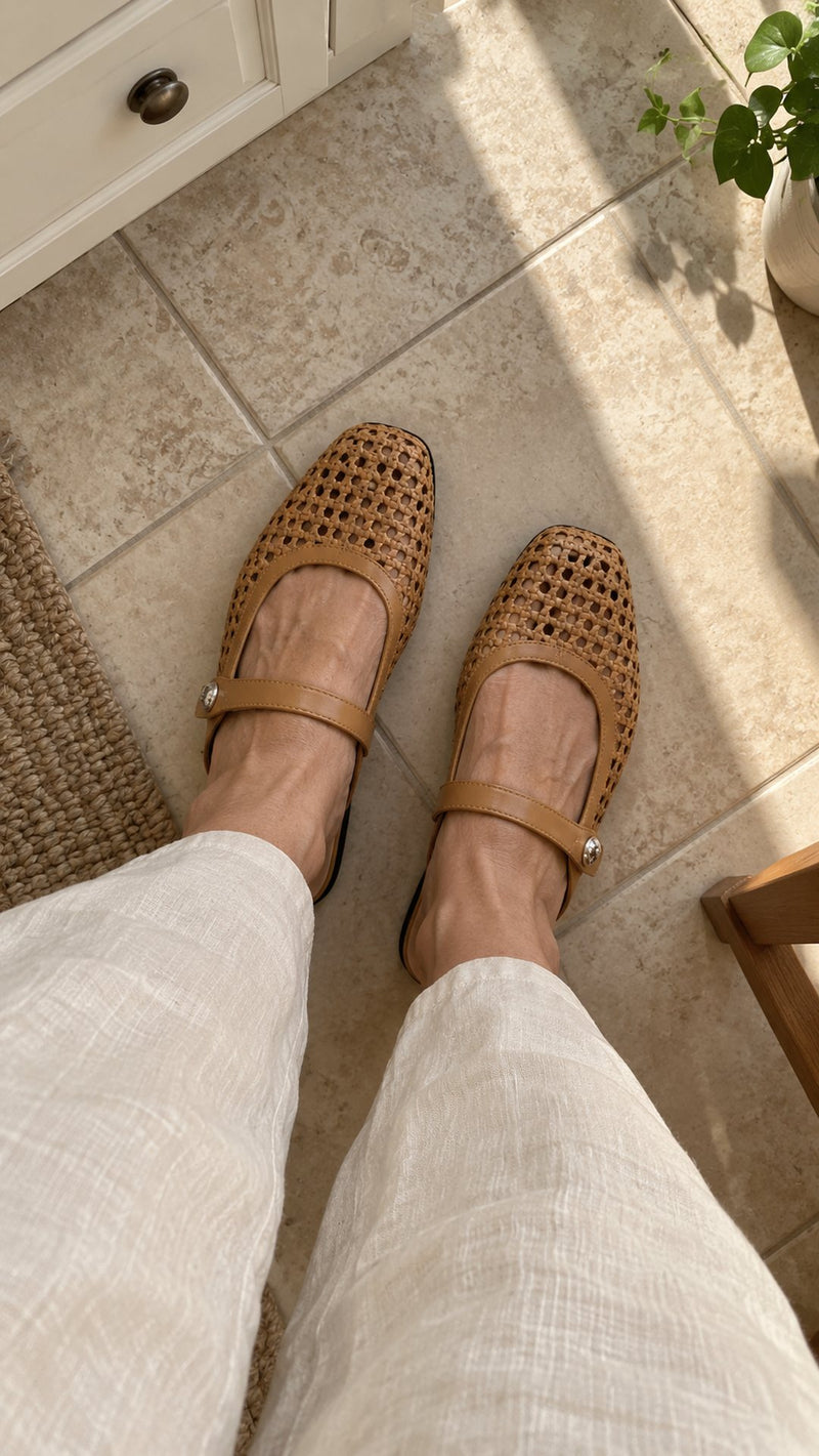 Customer photo of Lorissa Orthopedic Mule Flats (Camel)