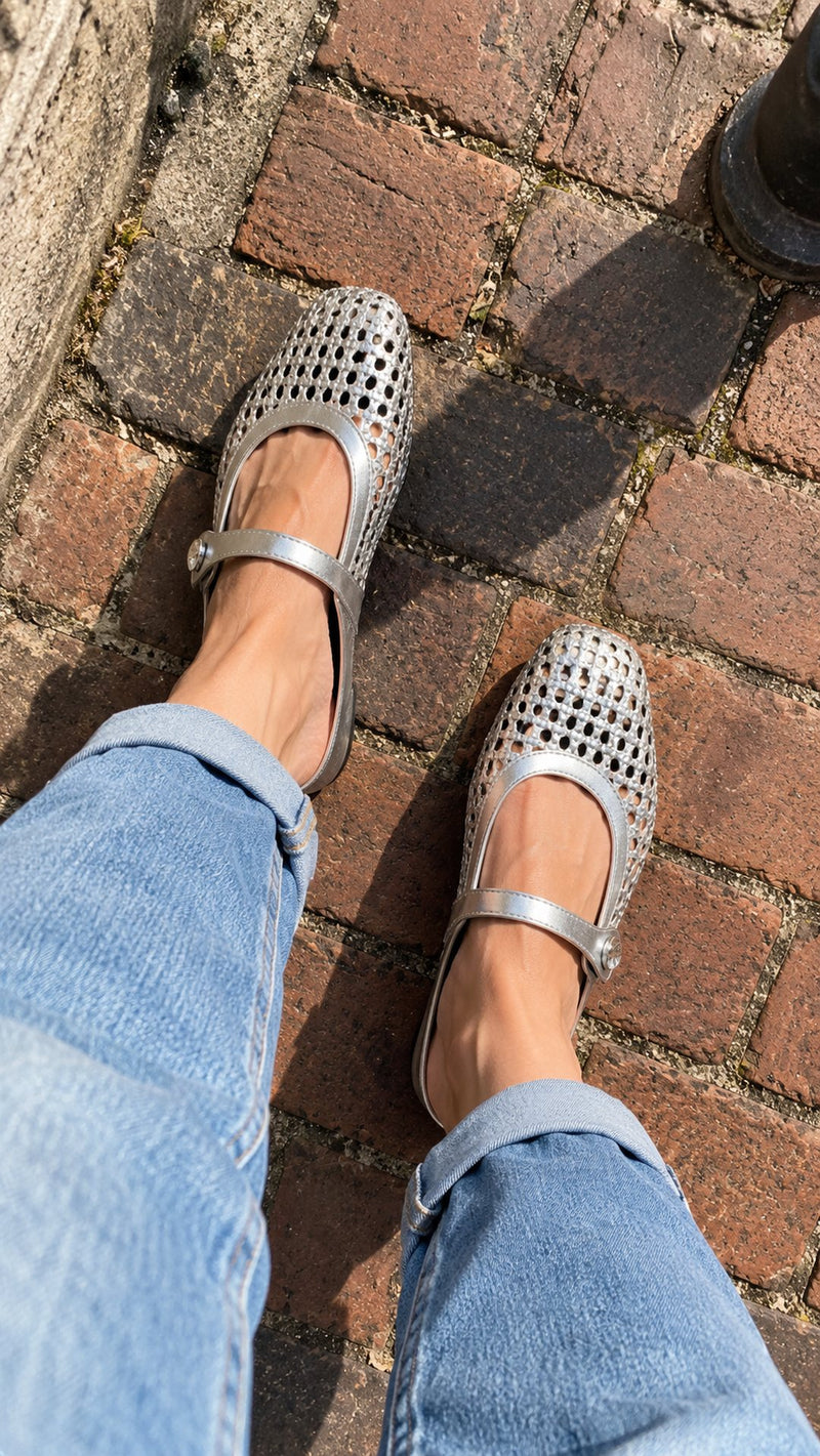 Customer photo of Lorissa Orthopedic Mule Flats (Silver)