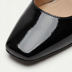 Helena Genuine Leather Heels - Black - genuine leather - Hendlys - Image 5