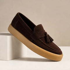 Huxley Suede Loafers - Brown - loafers - Hendlys - Image 2