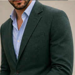 Huxley Tailored Knit Blazer - Green - Catalog Group: Clothing - Hendlys - Image 2