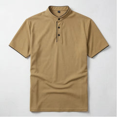 Jenson Polo Shirt - Khaki - polo shirt - Hendlys - Image 3