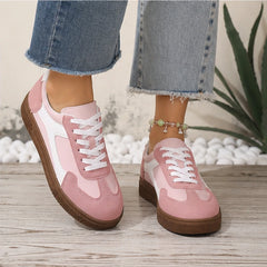 Isla Colorblock Low-Top Sneaker - Pastel Pink - street style - Hendlys - Image 8