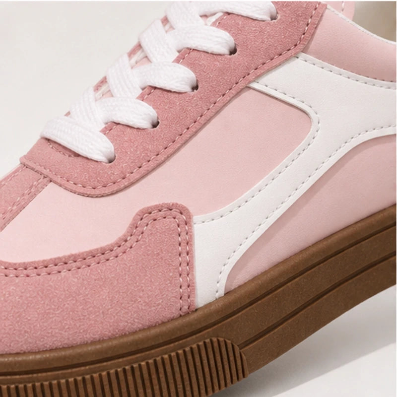Isla Colorblock Low-Top Sneaker - Pastel Pink - low-top sneakers - Hendlys - Image 3