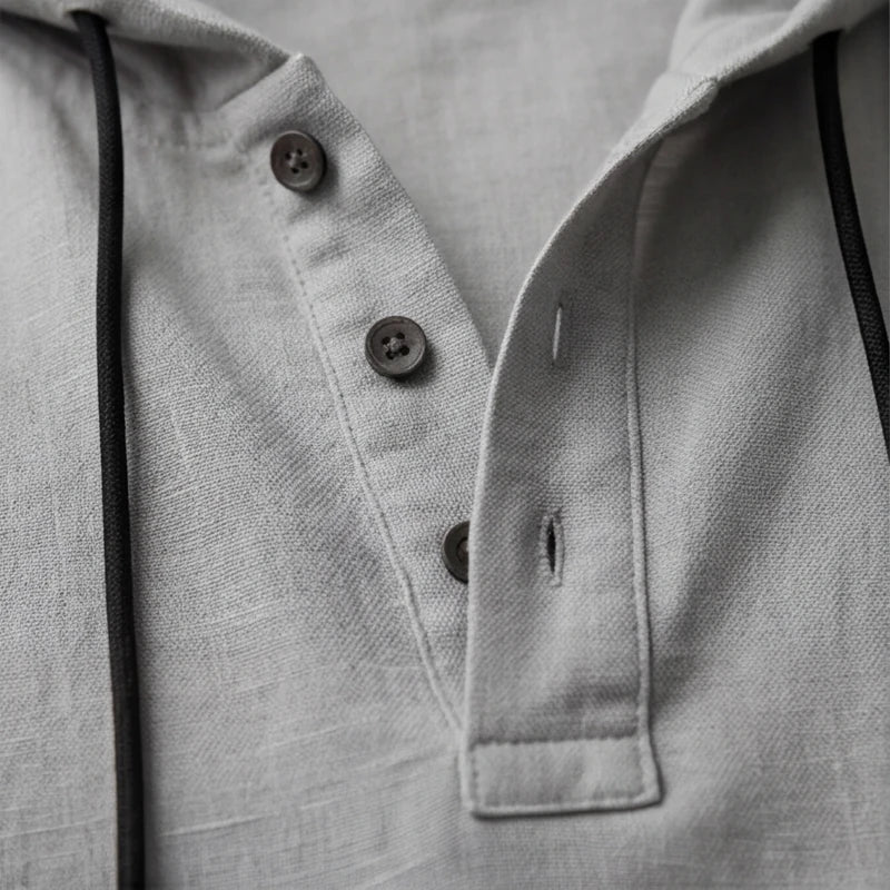 Brighton Hoodie Shirt - Gray - men's shirt - Hendlys - Image 1
