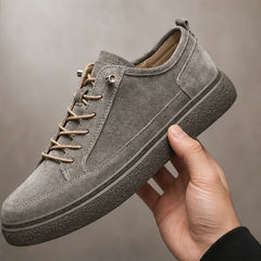 Wexford Suede Weekend Sneaker - Gray - Sneakers - Hendlys - Image 1