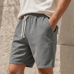 Kaito Drawstring Shorts - Gray - drawstring shorts - Hendlys - Image 3