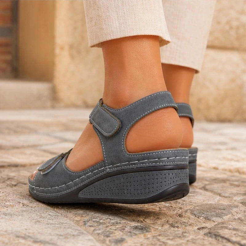 Kallista Orthopedic Sandals - Gray - Catalog Group: Footwear - Hendlys - Image 2