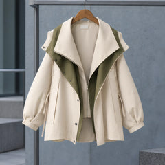 Kendal Women's Layered Windbreaker - Beige - Department: Men - Hendlys - Image 3