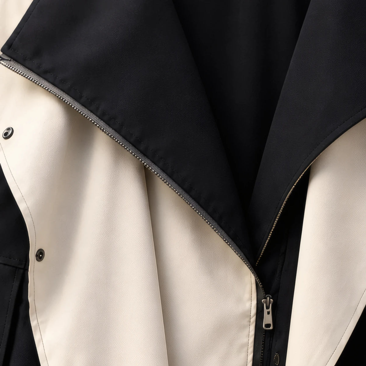 Kendal Women's Layered Windbreaker - Black - Product Type: Jackets - Hendlys - Image 4