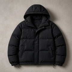 Laurelle Hooded Puffer Jacket - Black - Department: Women - Hendlys - Image 3