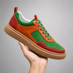 Lehman Leather Sneakers - Multicolor - Sneakers - Hendlys - Image 1