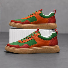 Lehman Leather Sneakers - Multicolor - casual sneakers - Hendlys - Image 2