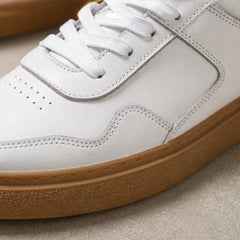 Lehman Leather Sneakers - White - comfort sneakers - Hendlys - Image 4
