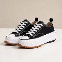 Liana Platform Sneakers - Black - platform sneakers - Hendlys - Image 3
