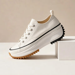Liana Platform Sneakers - White - women's sneakers - Hendlys - Image 2
