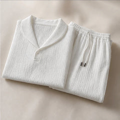 Lombardy Linen Set - White - linen outfit - Hendlys - Image 3