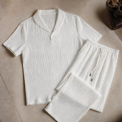 Lombardy Linen Set - White - matching set - Hendlys - Image 4