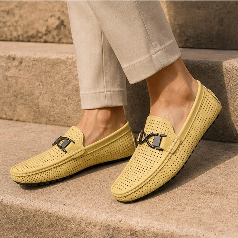 Marcel Classic Leather Loafer - Sunlit Tan - leather loafer - Hendlys - Image 3