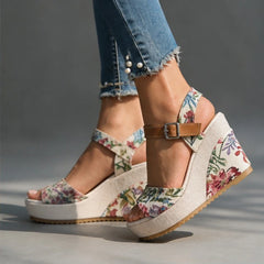 Maribel Platform Heels - Wildflower Bloom - women's heels - Hendlys - Image 2