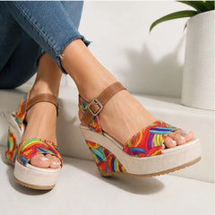 Maribel Platform Heels - Retro - women's heels - Hendlys - Image 2