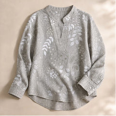 Marielle Pastel Floral Blouse - Grey - floral blouse - Hendlys - Image 3