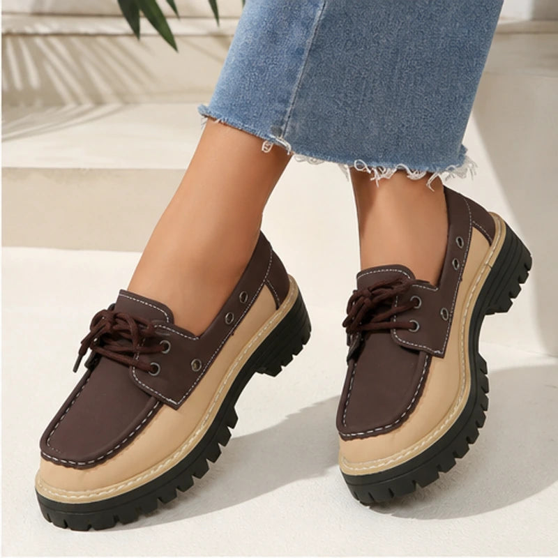 Marlow Platform Deck Loafer - Dark Brown - slip-on loafer - Hendlys - Image 6