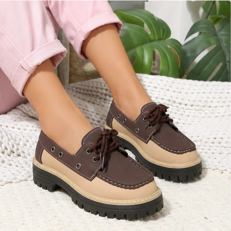 Marlow Platform Deck Loafer - Dark Brown - deck shoe - Hendlys - Image 7