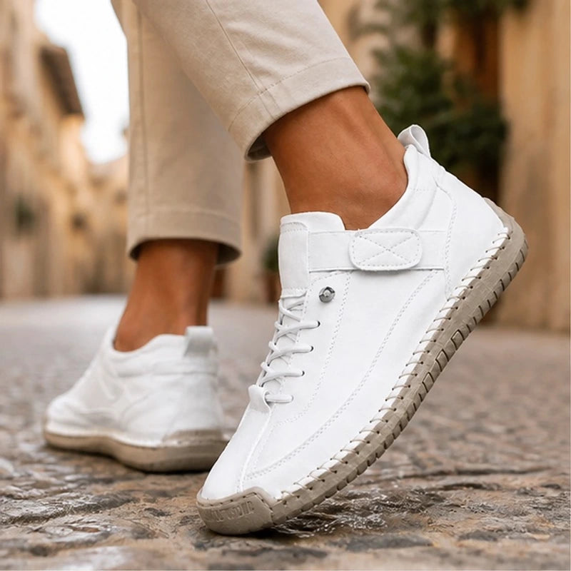 Maurelle Orthopedic Sneakers - White - Women's Footwear > Walking Sneakers - Hendlys - Image 1