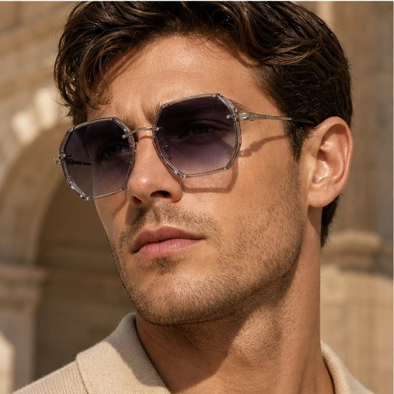 Meridian Polished Frame Shades - Purple - polished frame - Hendlys - Image 3