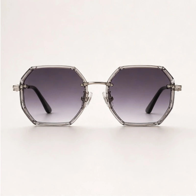 Meridian Polished Frame Shades - Purple - sunglasses - Hendlys - Image 2