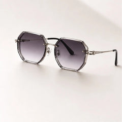 Meridian Polished Frame Shades - Purple - Sunglasses - Hendlys - Image 1