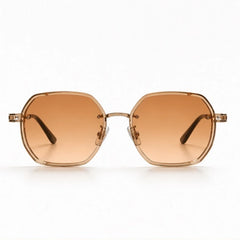 Meridian Polished Frame Shades - Brown - sunglasses - Hendlys - Image 2