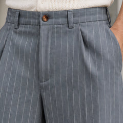 Montague Men's Pinstripe Pants - Gray - Product Type: Pants - Hendlys - Image 4