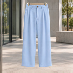 Montague Men's Pinstripe Pants - Sky Blue - Department: Men - Hendlys - Image 3