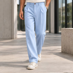 Montague Men's Pinstripe Pants - Sky Blue - Catalog Group: Clothing - Hendlys - Image 2