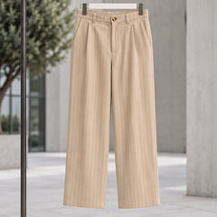 Montague Men's Pinstripe Pants - Khaki - Department: Men - Hendlys - Image 3