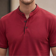 Jenson Polo Shirt - Red - casual polo - Hendlys - Image 7