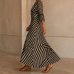 Nerine Abstract Midi Dress - Multicolor - Catalog Group: Clothing - Hendlys - Image 2
