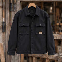 Nevin Men's Utility Field Jacket - Black - jacket - Hendlys - Image 3