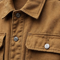 Nevin Men's Utility Field Jacket - Yellow - Men's Outerwear - Hendlys - Image 4