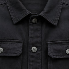 Nevin Men's Utility Field Jacket - Black - Men's Outerwear - Hendlys - Image 4