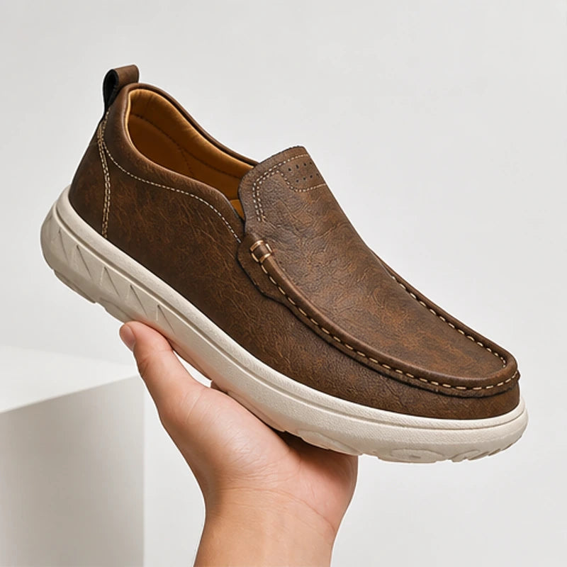 Ridgeway Casual Loafer - Brown - Loafers - Hendlys - Image 1