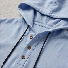 Brighton Hoodie Shirt - Blue - men's shirt - Hendlys - Image 2