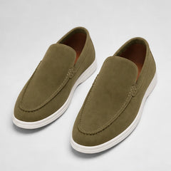 Bexley Hand-Burnished Leather Loafer - Olive - loafers - Hendlys - Image 2