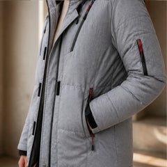 Oriane Hooded Utility Coat - Gray - Department: Women - Hendlys - Image 3