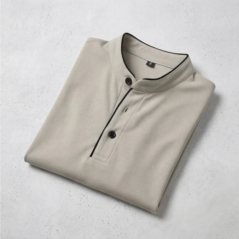 Jenson Polo Shirt - Grey - breathable polo - Hendlys - Image 4