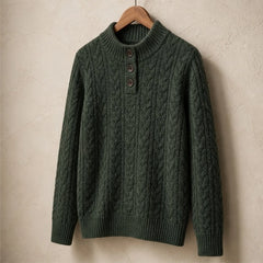 Portia Cashmere Sweater - Olive - Department: Women - Hendlys - Image 3