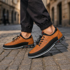 Portman Leather Sneakers - Brown - premium leather - Hendlys - Image 3
