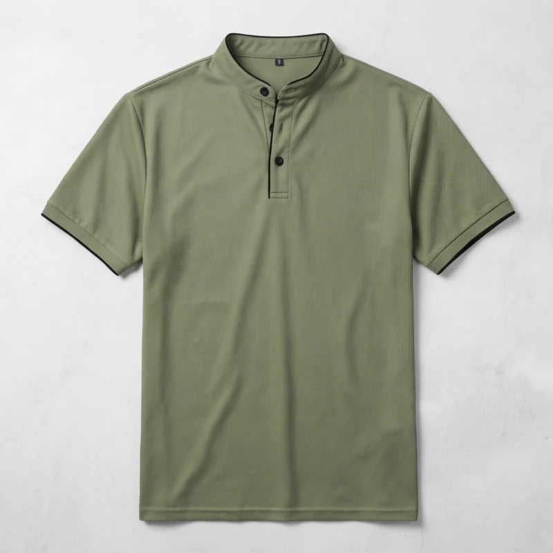 Jenson Polo Shirt - Green - men's polo - Hendlys - Image 1
